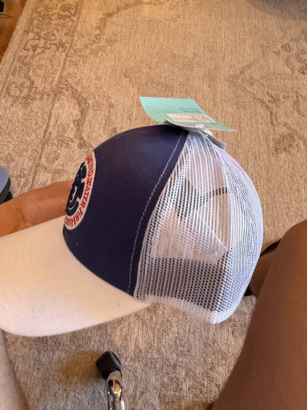 Element Navy White Circular Logo Trucker Cap NWT